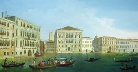 La Casa Foscari e il Palazzo Balbi, dal Canal Grande, Venezia